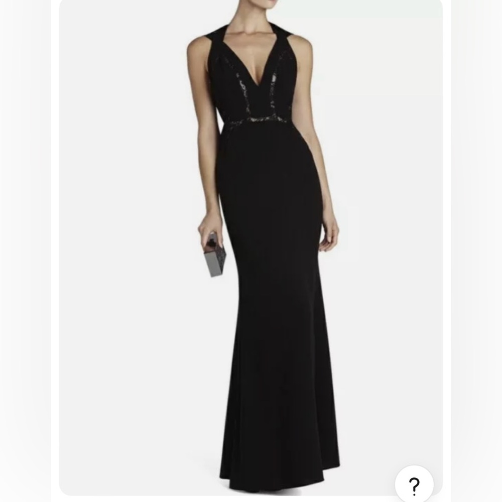 BCBGMAZAZRIA Black Gown